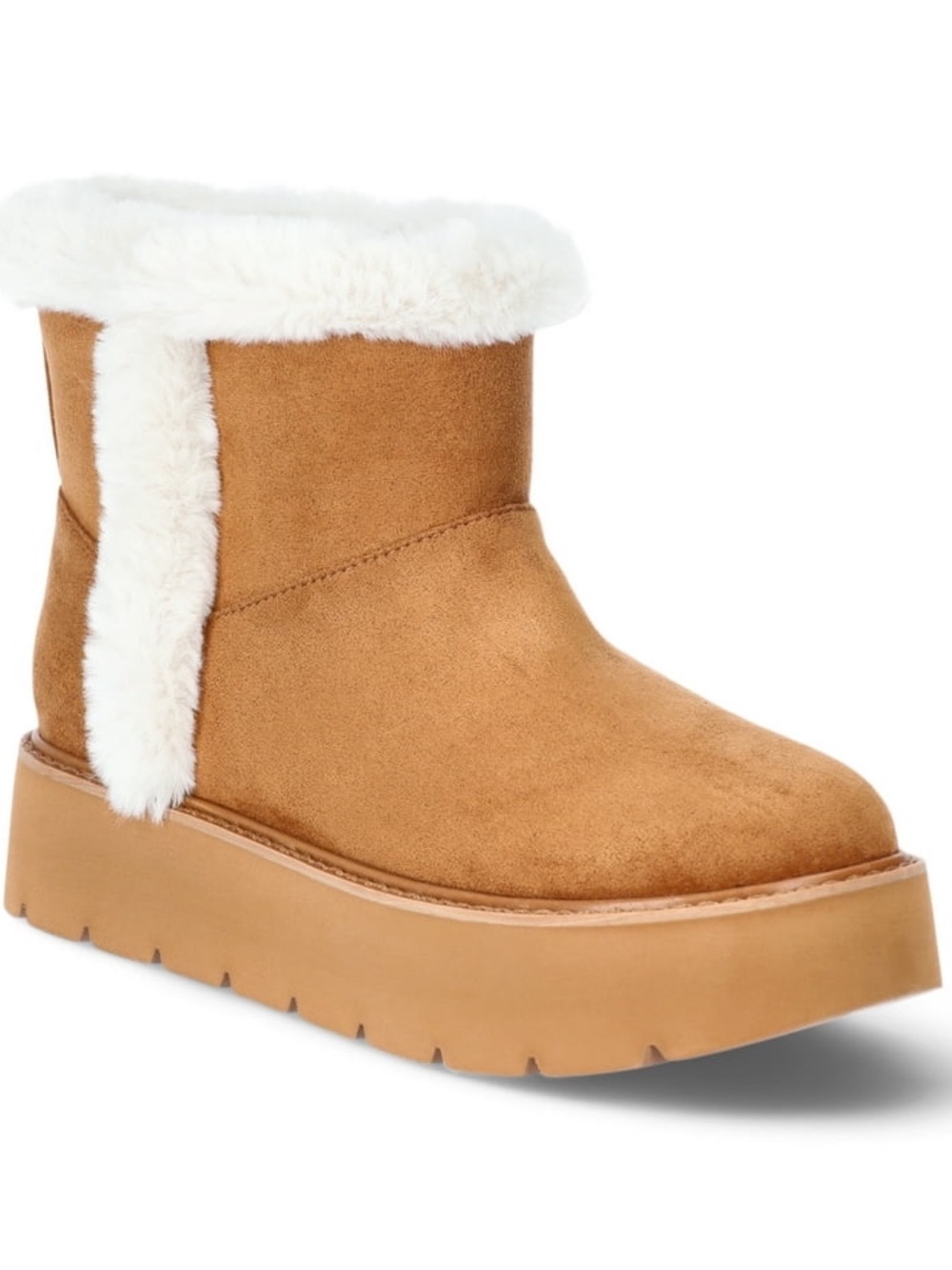 BRAND NEW Time and Tru Women's Platform Mini Cozy Boots Size 9